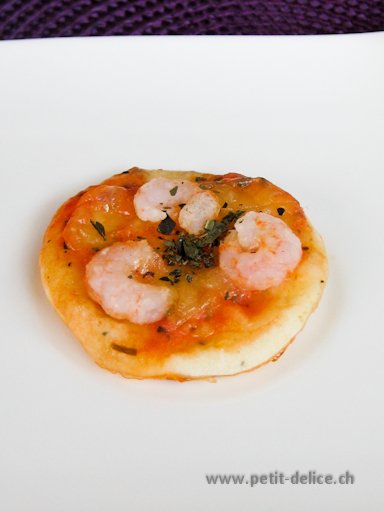Catering • Partyservice • Apéro-Service • Zürich • Mini-Pizza mit Crevetten