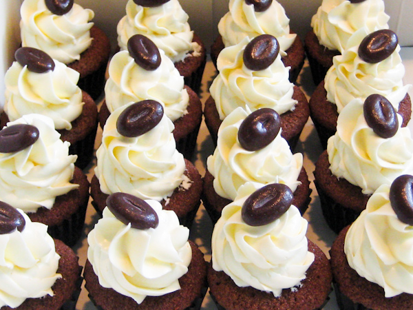 Schokolade-Vanille Cupcake